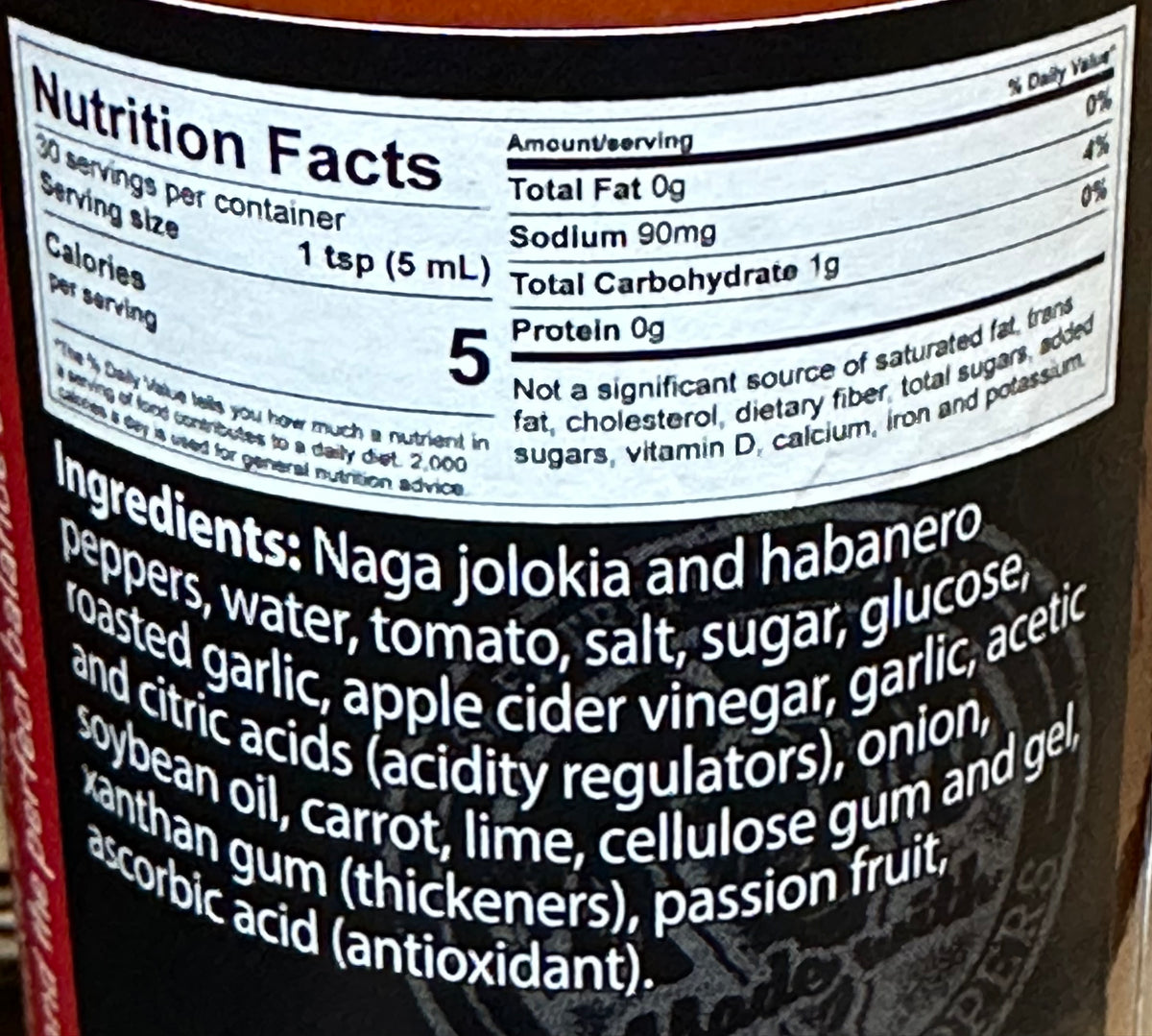 Elijah&#39;s Xtreme Ghost Pepper Sauce