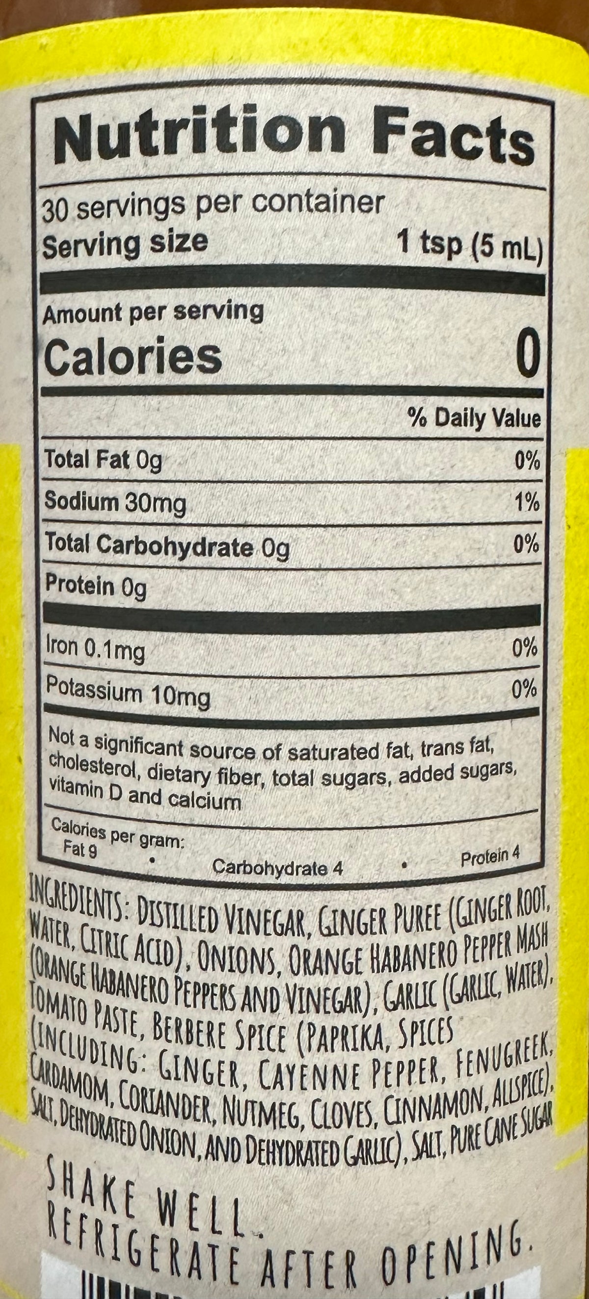 Clark + Hopkins Ethiopia Hot Sauce