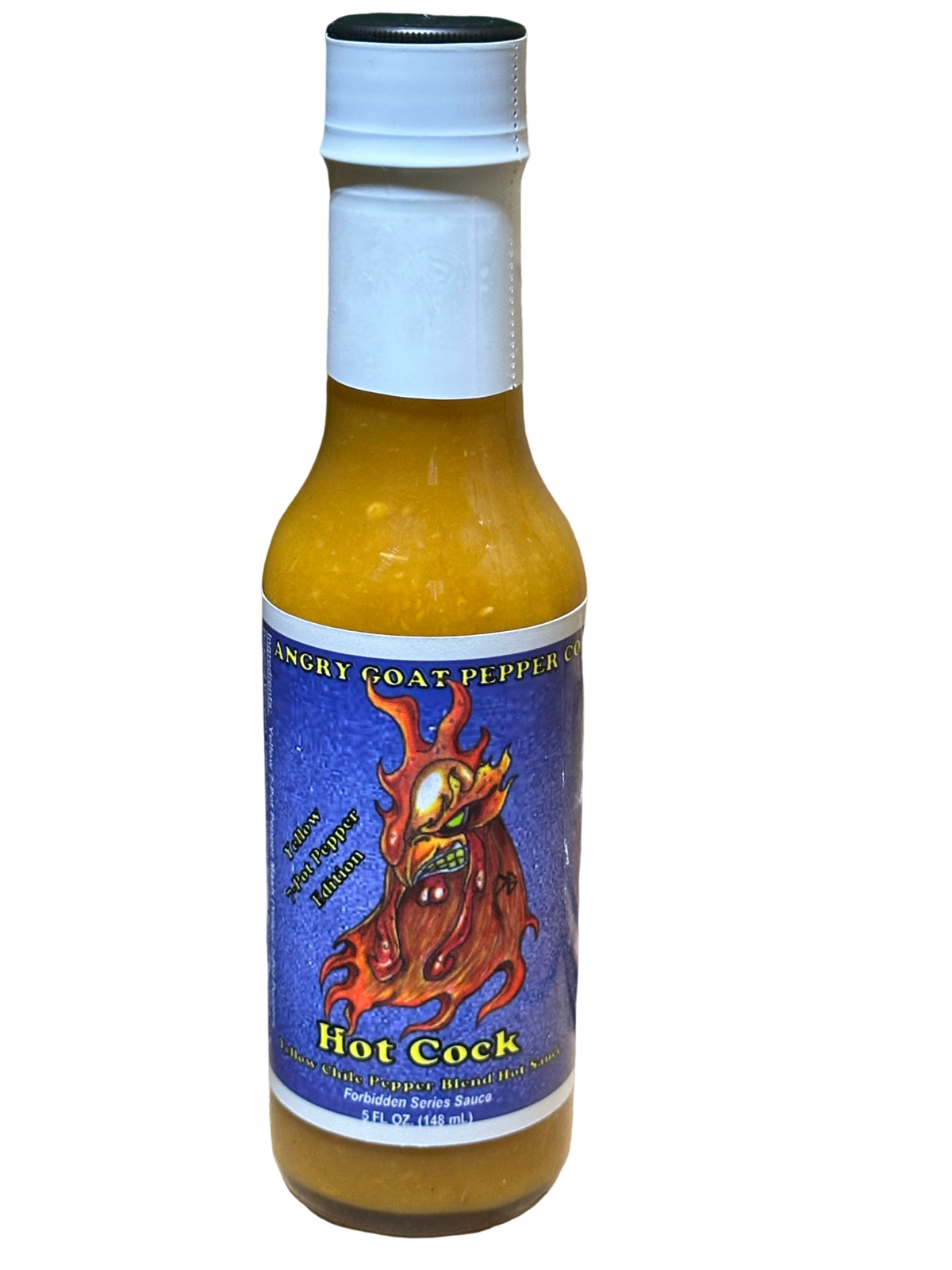 Angry Goat Hot Cock Yellow Chile Pepper Blend Hot Sauce
