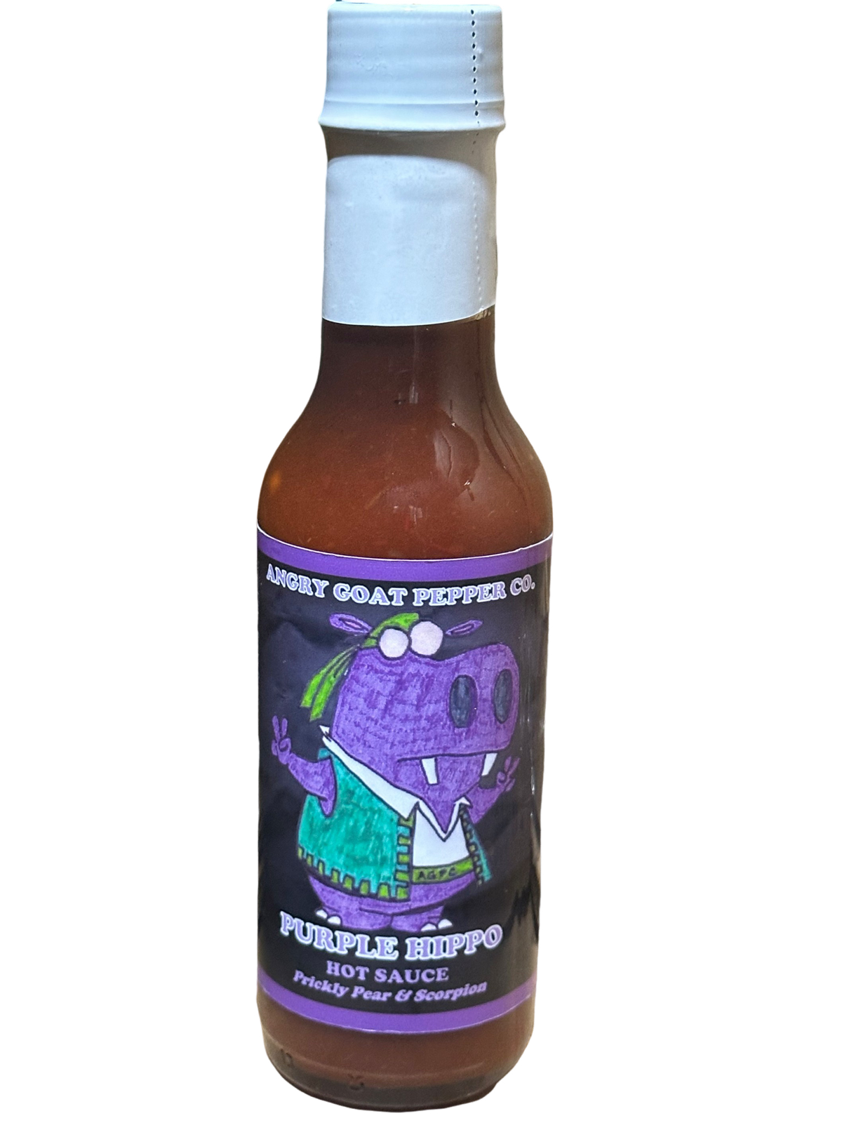 Angry Goat Purple Hippo Prickly Pear &amp; Scorpion Hot Sauce
