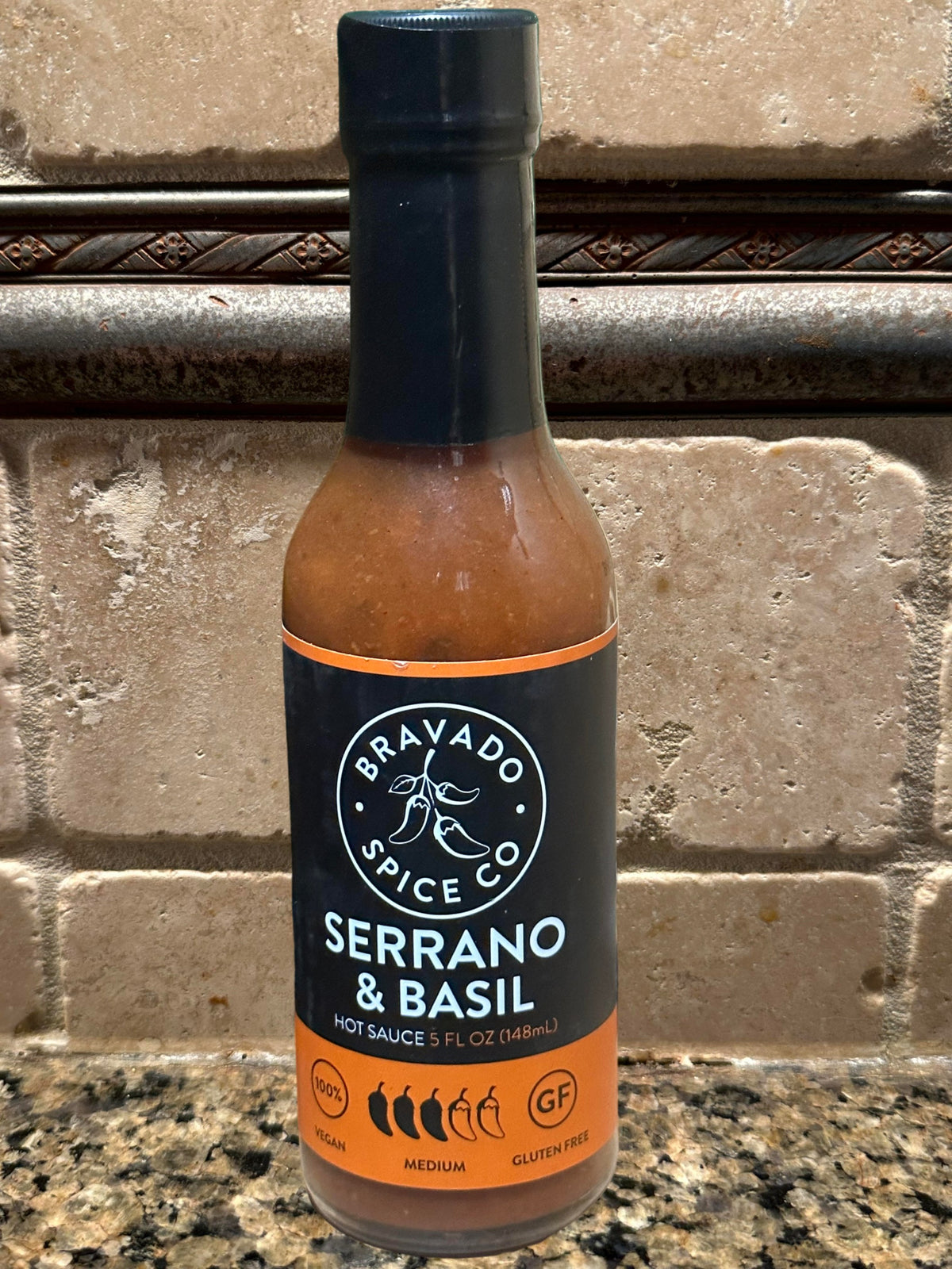 Bravado Spice Serrano &amp; Basil Hot Sauce