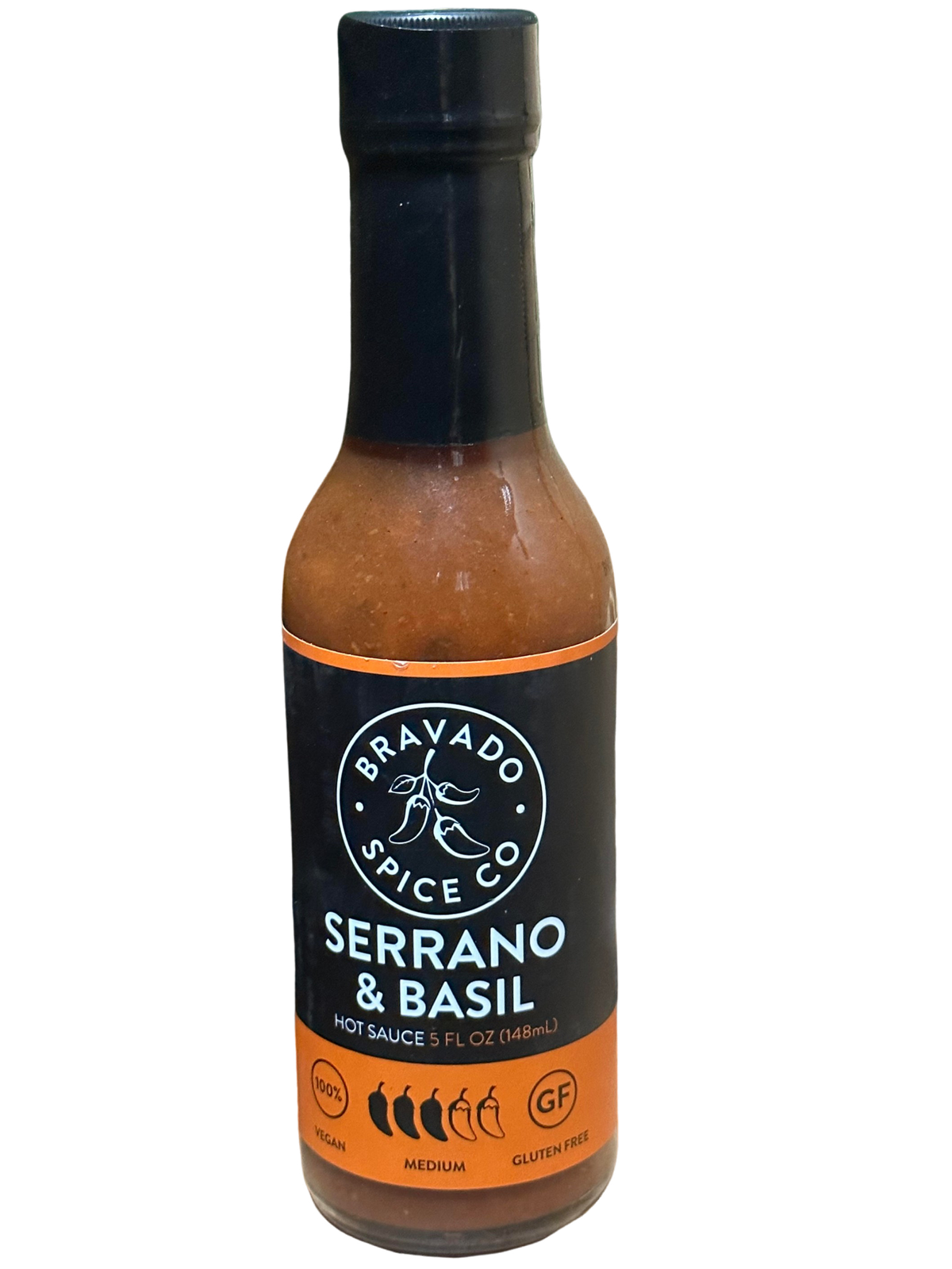 Bravado Spice Serrano &amp; Basil Hot Sauce