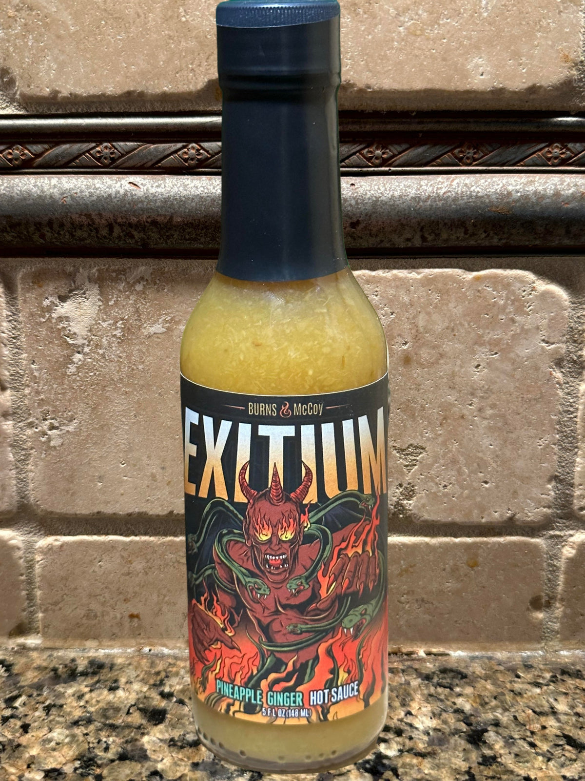Burns &amp; McCoy Exitium Pineapple Ginger Hot Sauce
