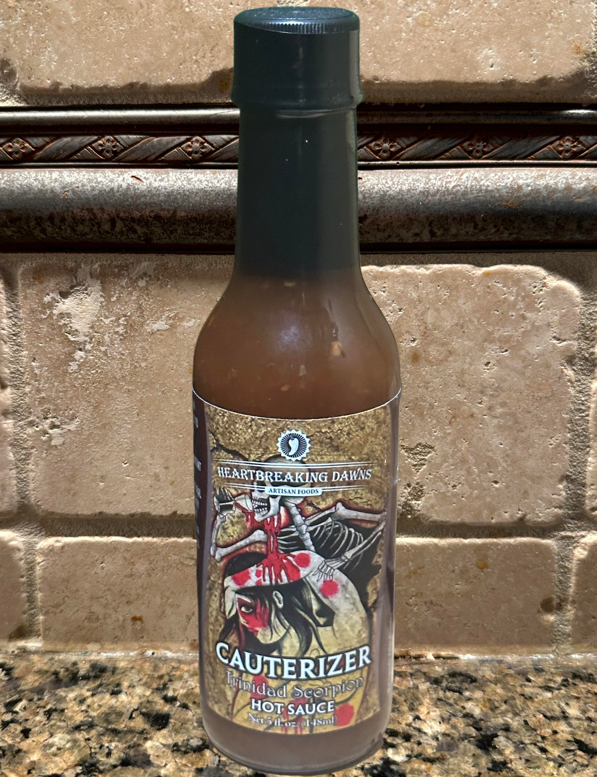 Heartbreaking Dawns Cauterizer Trinidad Scorpion Hot Sauce