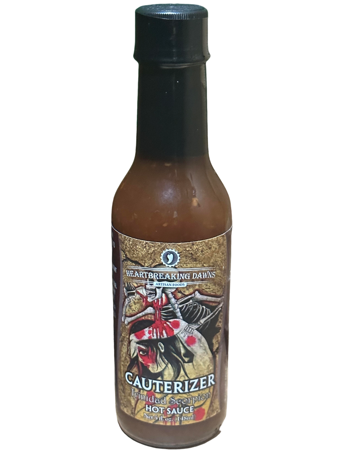 Heartbreaking Dawns Cauterizer Trinidad Scorpion Hot Sauce