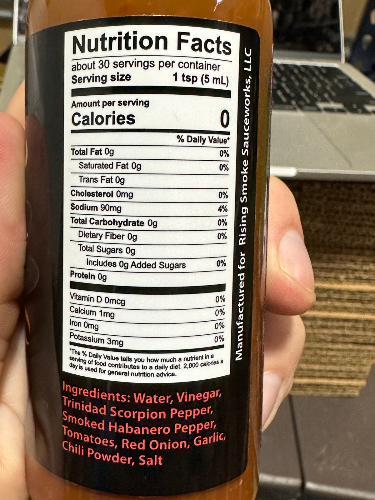 Rising Smoke Slow Death Hot Sauce