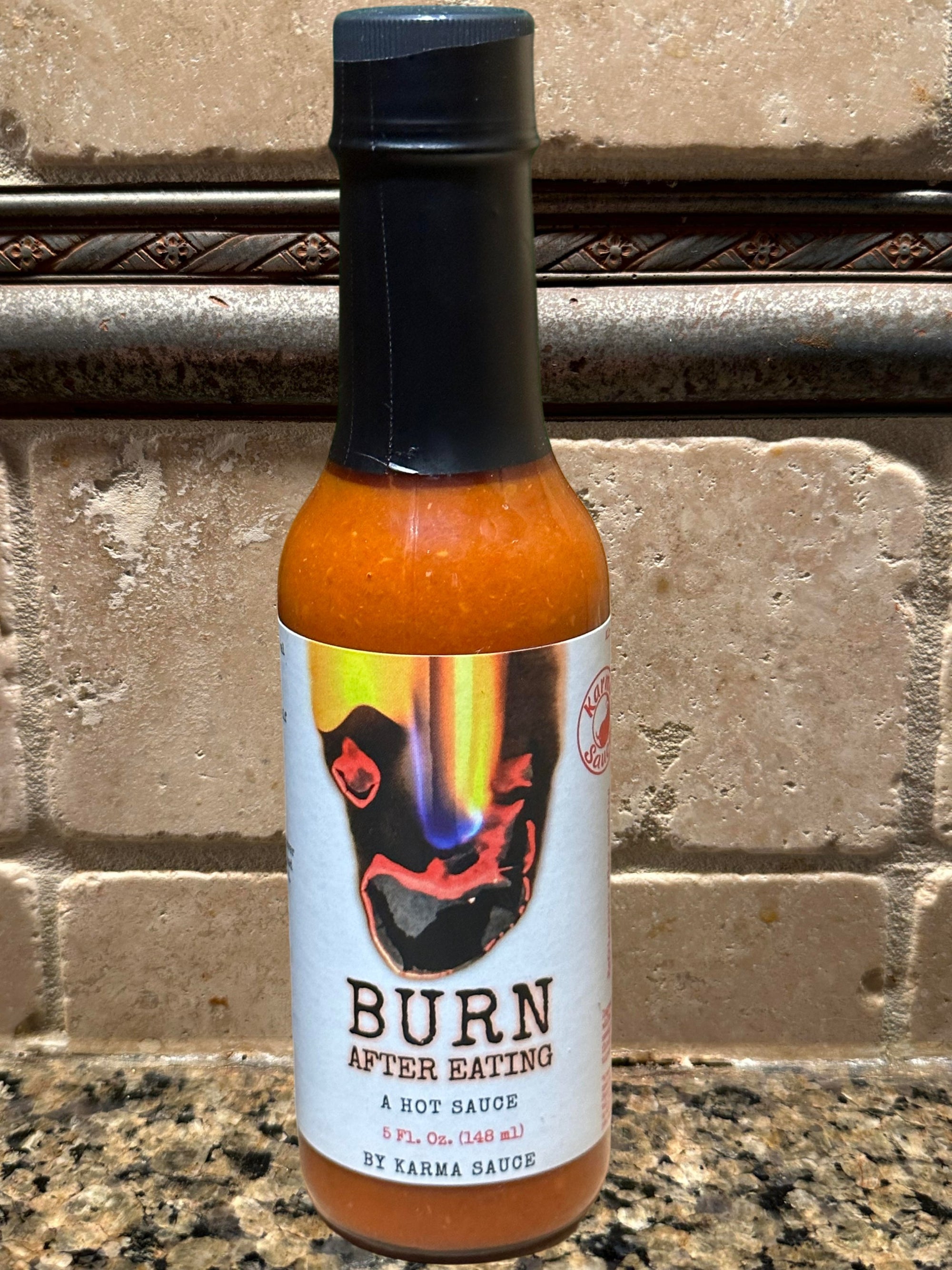 Karma Sauce Burn After Eating Hot Sauce