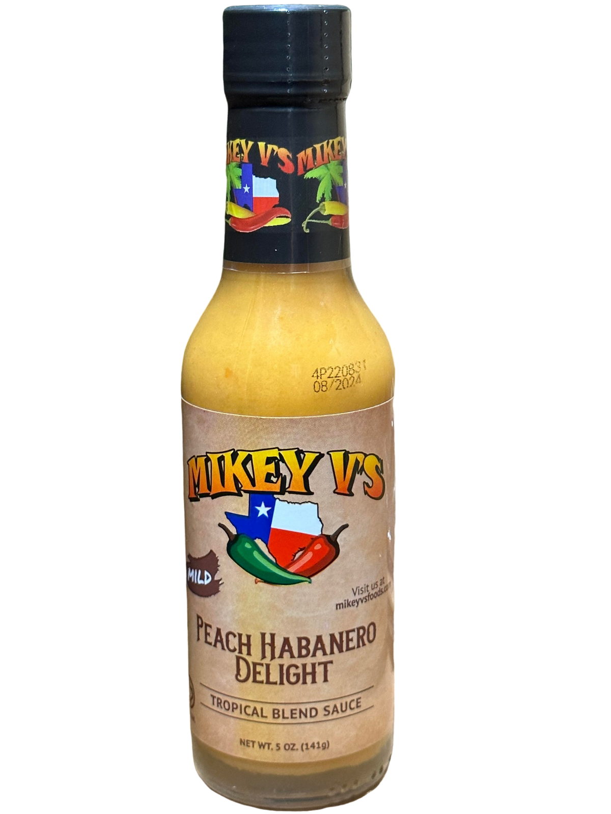 Mikey V&#39;s Peach Habanero Delight Hot Sauce
