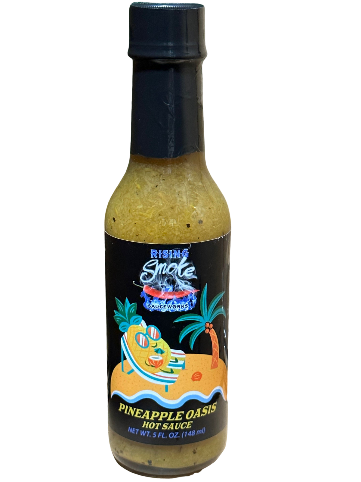 Rising Smoke Pineapple Oasis Hot Sauce (No Sodium)