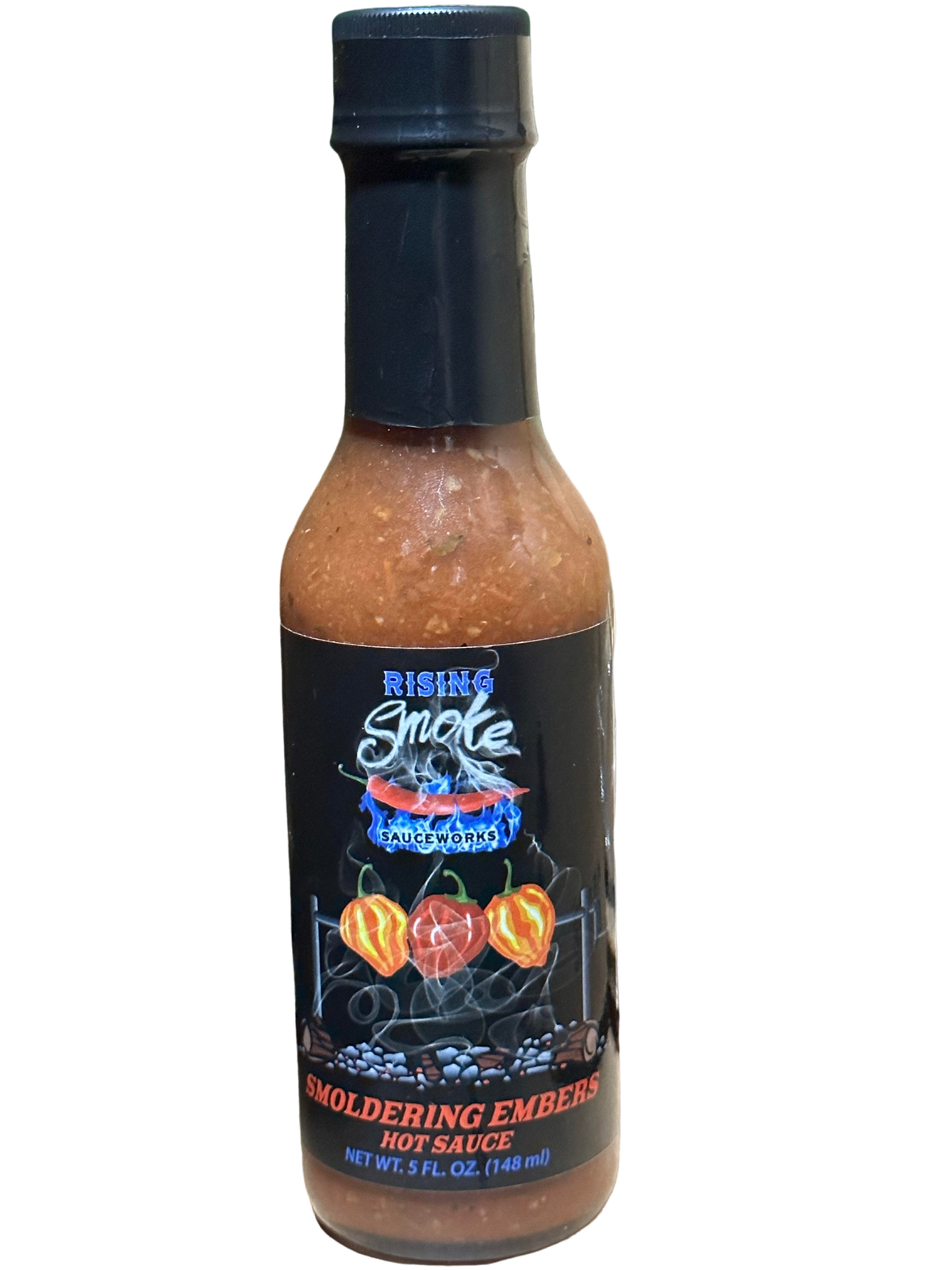 Rising Smoke Smoldering Embers Hot Sauce