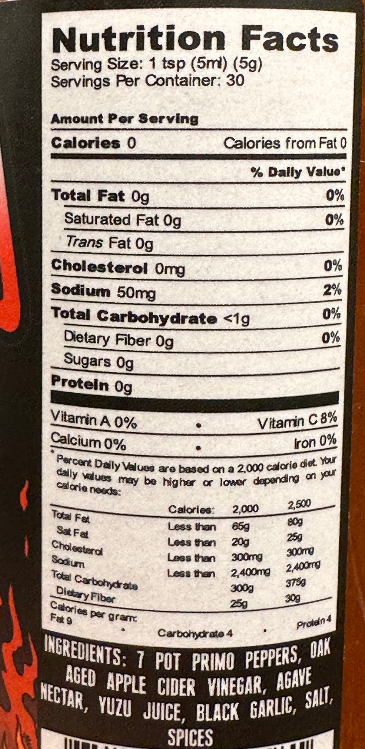 Burns &amp; McCoy Exhorresco 7 Pot Primo Hot Sauce