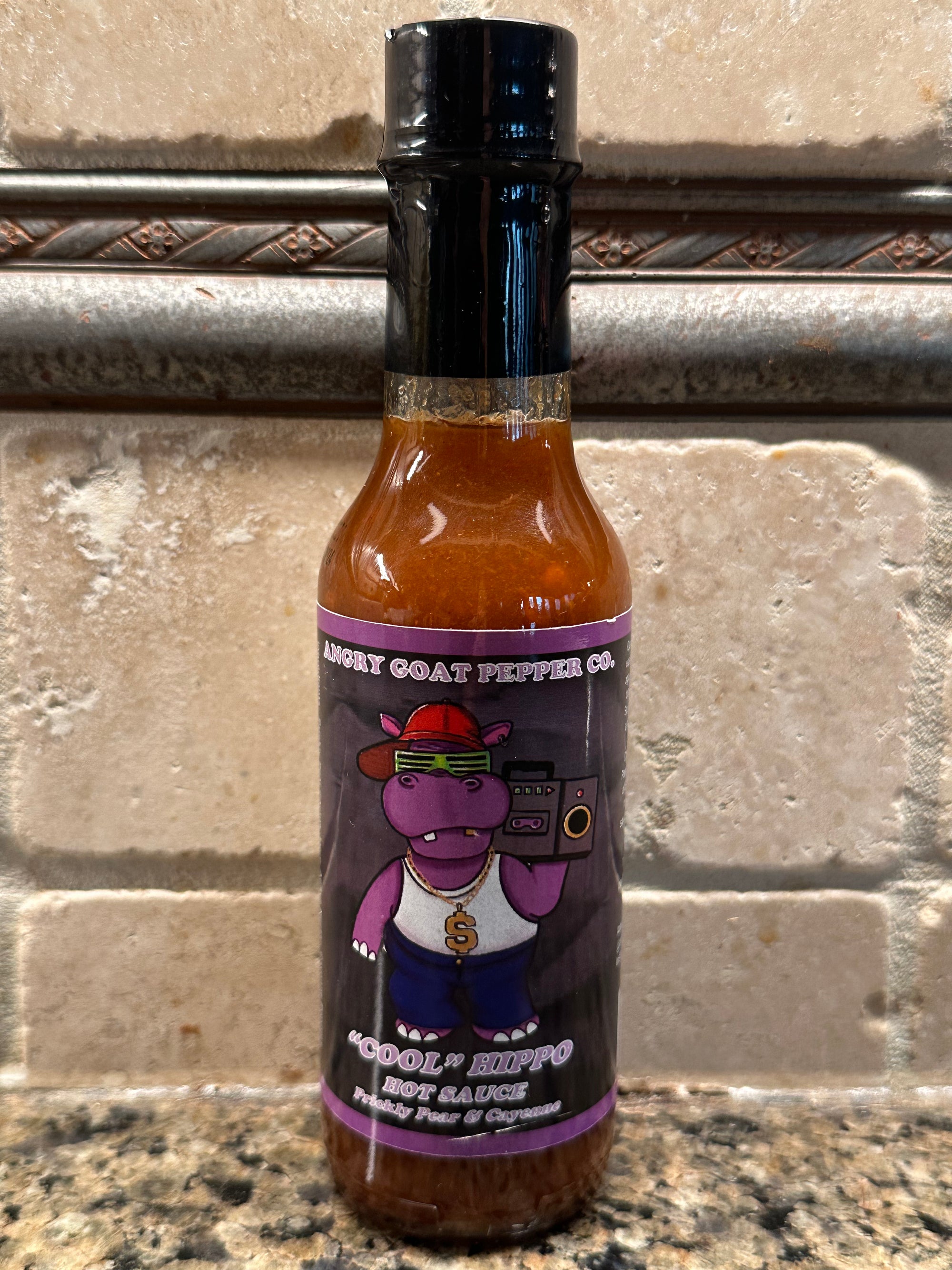 Angry Goat Cool Hippo Prickly Pear & Cayenne Pepper Hot Sauce
