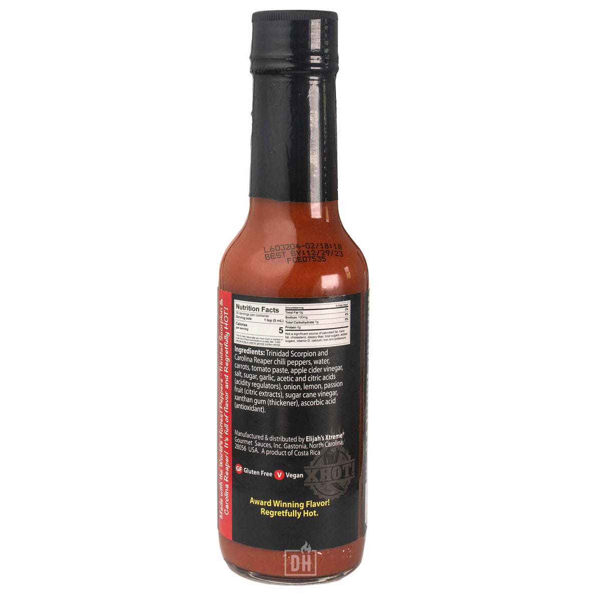 Elijah&#39;s Xtreme Xtreme Regret Hot Sauce